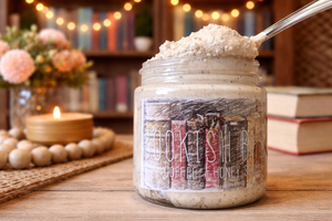 Bookish Babe Foaming Sugar Scrub - Coffee + Honey