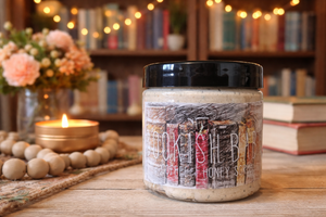 Bookish Babe Foaming Sugar Scrub - Coffee + Honey