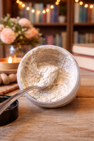 Bookish Babe Foaming Sugar Scrub - Coffee + Honey