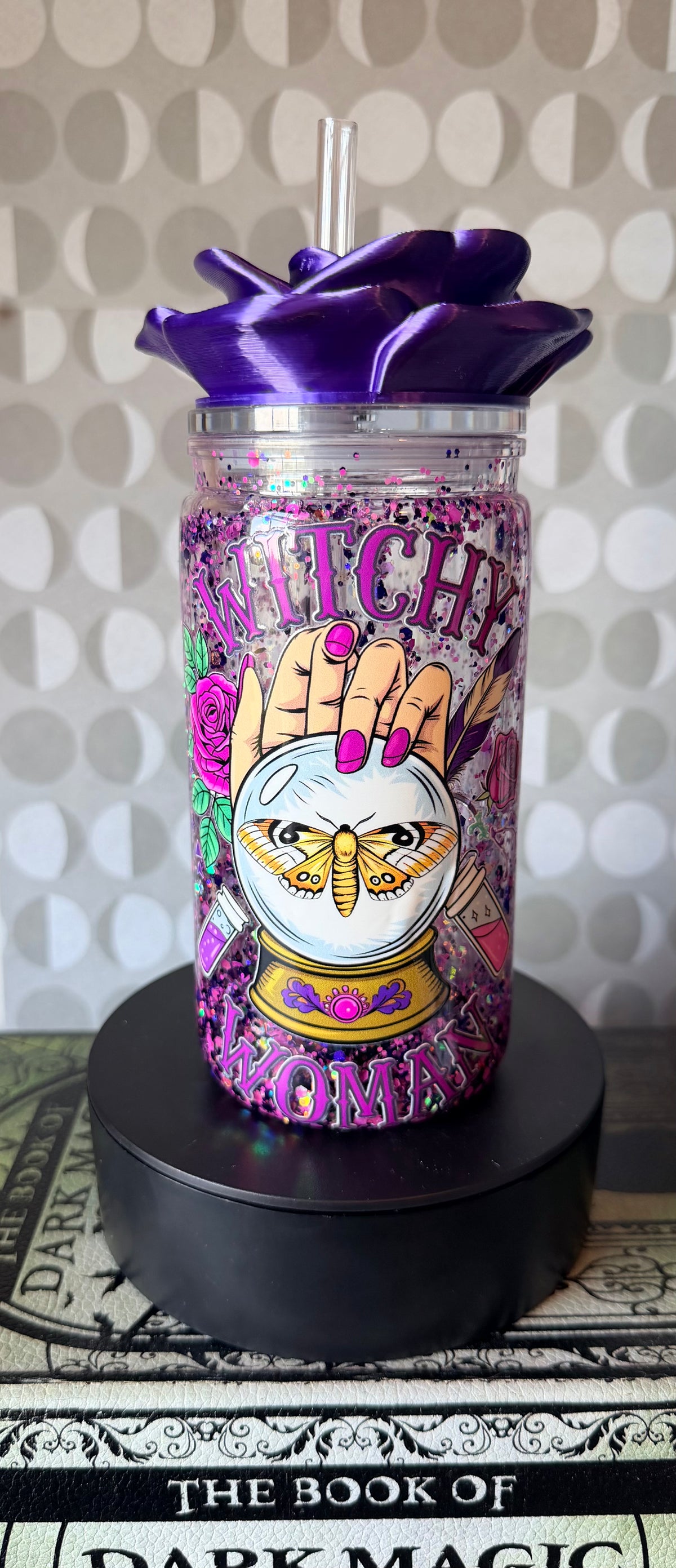 🔮 Witchy Woman Snowglobe Tumbler ✨