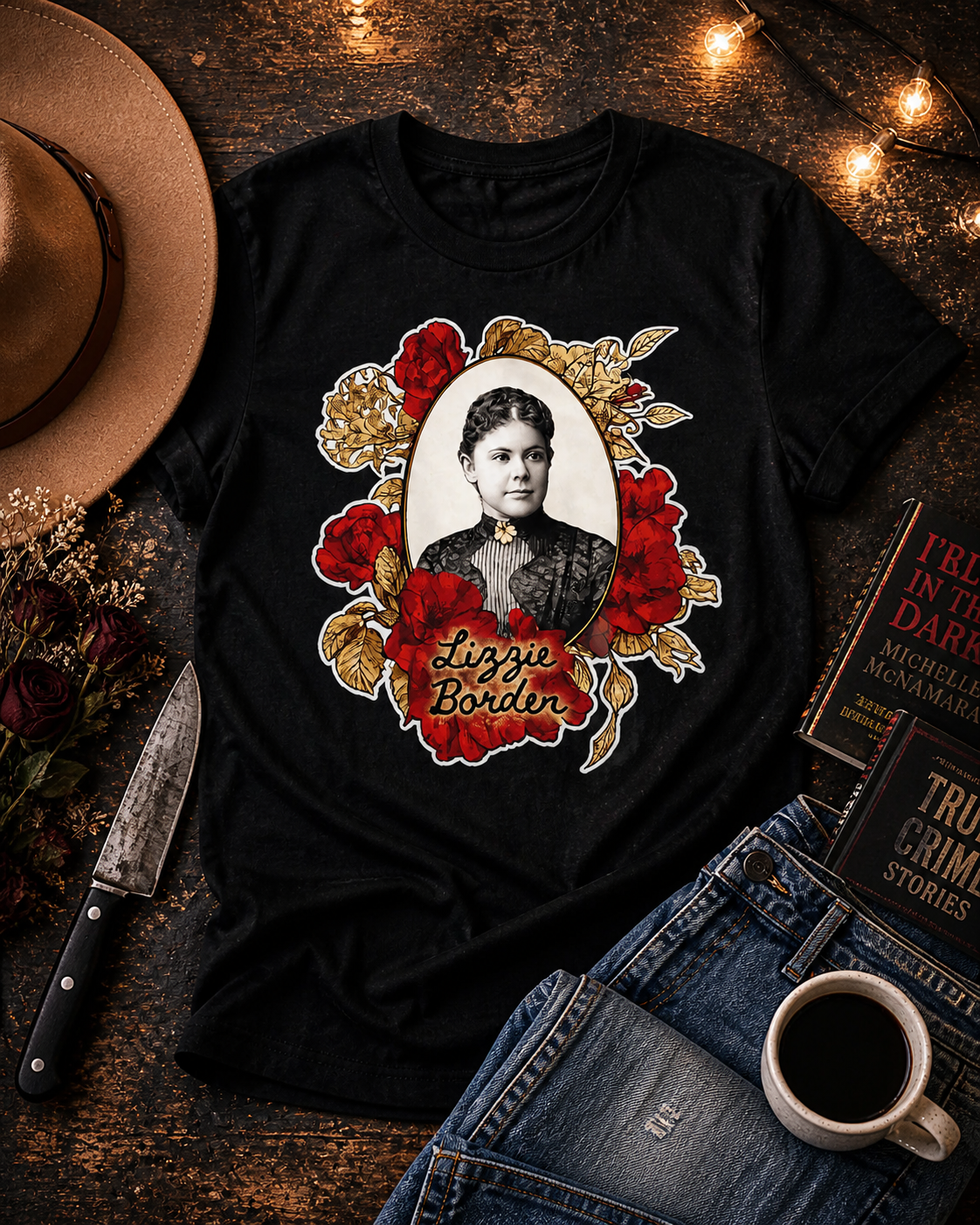 🖤 True Crime Collective Tee - Lizzie Borden