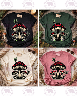 Mushroom Fairy Tee – Whimsical Woodland Magic