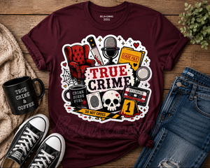 🩸 TRUE CRIME TEE ☕🔍
