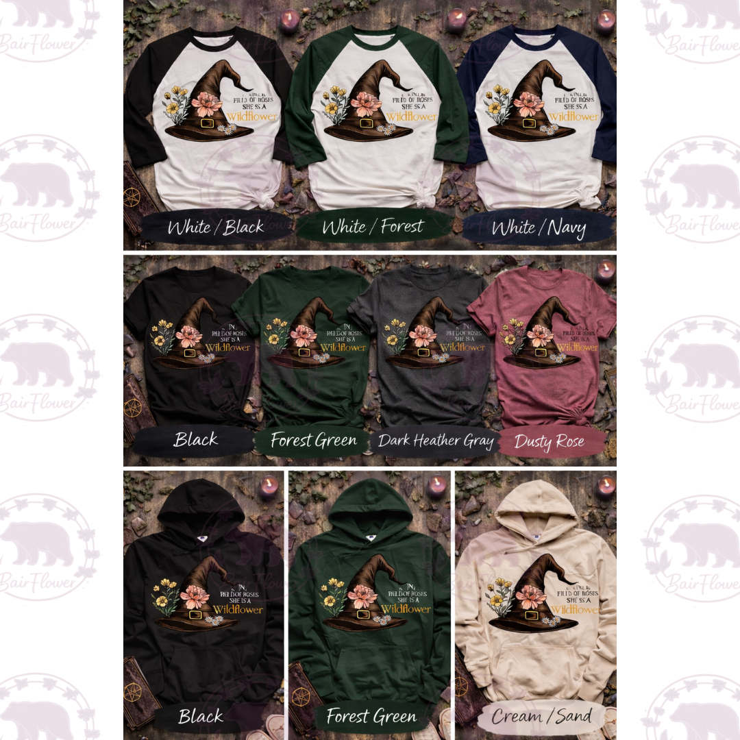 Wildflower Tee – Boho Witch Magic
