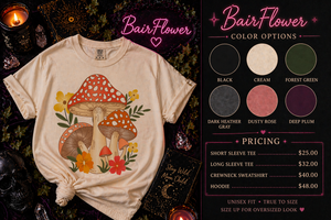 ✨🍄 Mystic Mushroom Garden Tee 🍄✨